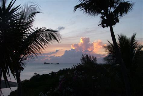 Caribbean Sunset In The British Virgin Islands Us Geological Survey