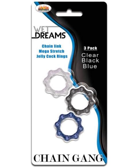 Chain Gang Cock Rings Assorted 3 Pack On Literotica