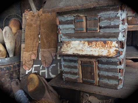 Maybe you would like to learn more about one of these? Sweet Liberty Homestead primitive log cabin | Little log ...