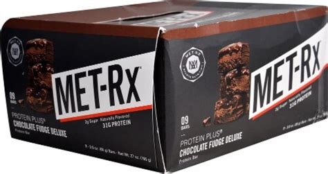 Met Rx Protein Plus Bars® Chocolate Fudge Deluxe 9 Bars Food 4 Less