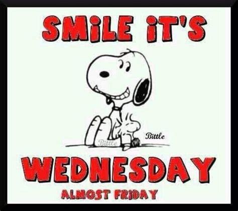 Smile It S Wednesday Snoopy Pictures Happy Wednesday Quotes