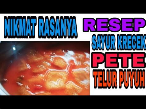 Lihat juga resep sate telur puyuh (ala angkringan) enak lainnya. Resep Masakan Sayur Pete - Hobby Makan Disini