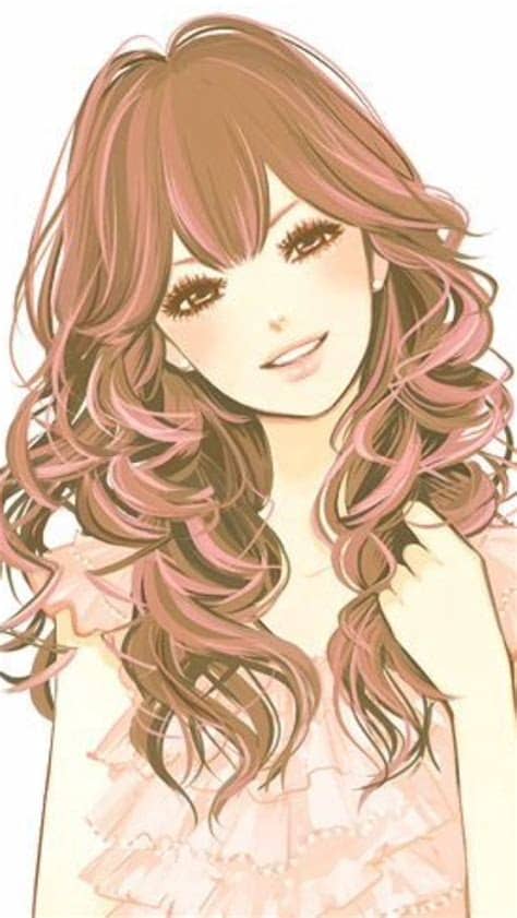 Some of these may outwardly. Curly hair anime girl | Anime | Pinterest | See more best ...