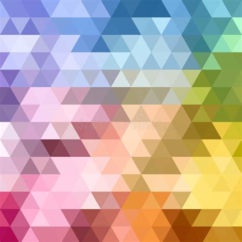 Abstract Triangles Background Vector Design Eps 10 Stock Vector