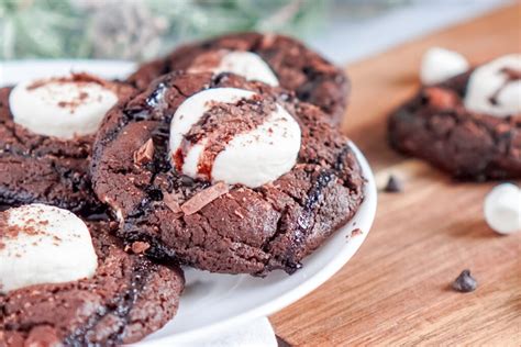 Hot Chocolate Cookies Fat Dad Foodie