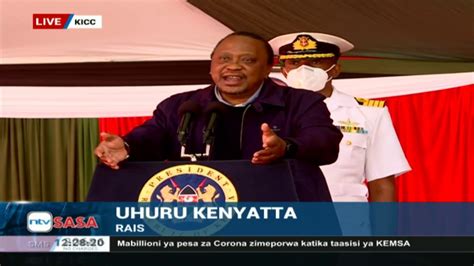 Live Uhuru Issues Title Deeds To Embakasi Residents Youtube
