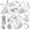 Fruit Black And White Coloring Pictures / Be patient and wait for your ...