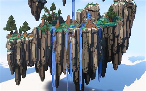 Minecraft Redditor Builds A Stunning Floating Island