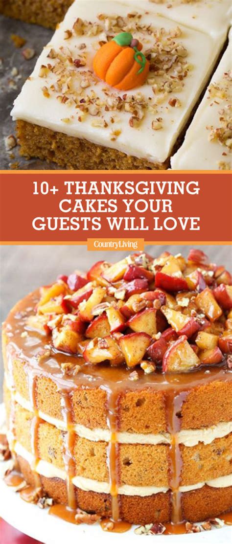 We are trying pumpkin desserts each weekend before thanksgiving and this one was their favorite! 14 Thanksgiving Cake Ideas - Holiday Cake Decorating Ideas ...