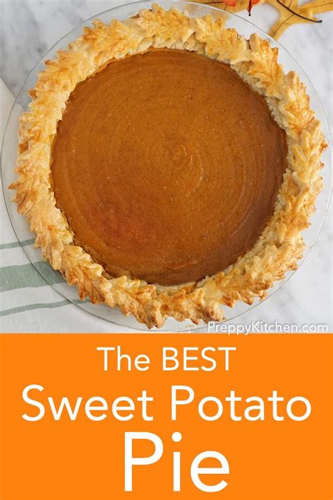 A Delicious And Easy Sweet Potato Pie With A Creamy Fragrant Custard
