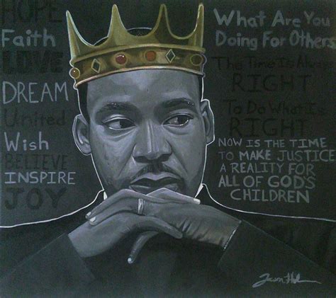 Martin Luther King Jr Painting By Jason Majiq Holmes Pixels