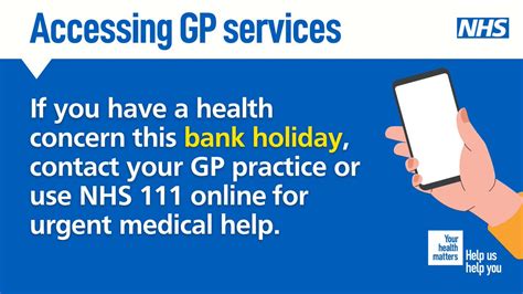 Nhs England On Twitter Some Gp Services Will Be Available This Bank