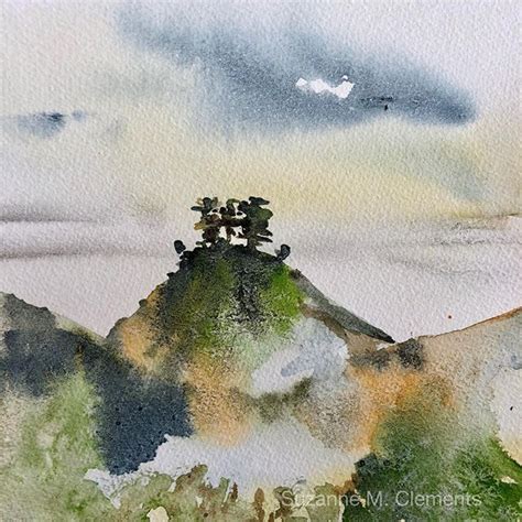 Colmers Hill Suzannemclementsartwork Watercolours Differentlighting