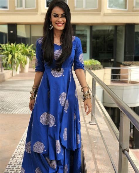 Follow Me Vanshika Sharma Stylish Dresses Indian Designer Wear