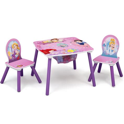 These kids activity table sets are lightweight and easy to carry, yet durable enough to handle the rough and tumble of everyday play. Disney Princess Wood Kids Table and Chair Set with Storage ...