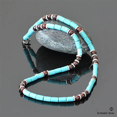 Native American Mens Necklace Beaded Necklace For Men Etsy