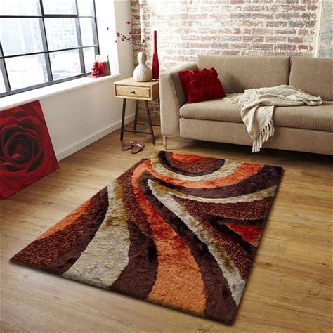 Burnt Orange And Brown Area Rugs Living Room Decor