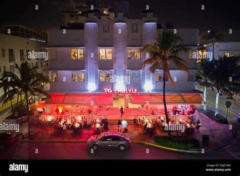 Usa Florida Miami Ocean Drive On Miamis South Beach Is Known For