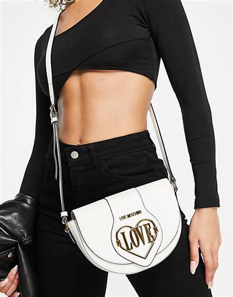 Love Moschino Crossbody Bag In White Asos