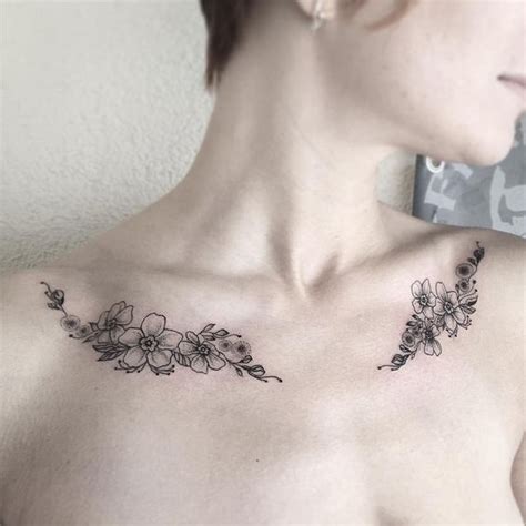 Rafaela Gomes Barbosa Tatuagem Na Clavícula 42 Tattoos Delicadas