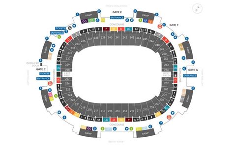 Bc Stadium Map Bc Place Seating Map With Rows British Columbia Canada