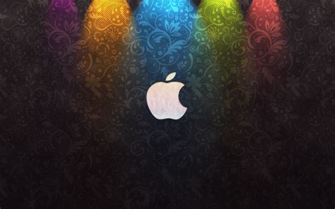 2560x1600 Apple Mac Brand Logo Colorful Texture Light Wallpaper