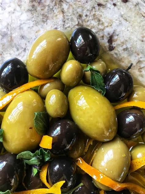 Marinated Olives With Orange And Oregano Make The Perfect