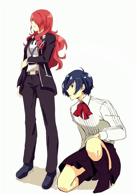 Minato And Mitsuru Uniform Swap Shin Megami Tensei Persona Persona