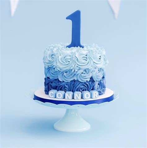 Baby S 1st Birthday Cake One Cake Baby Blue Cake Artofit