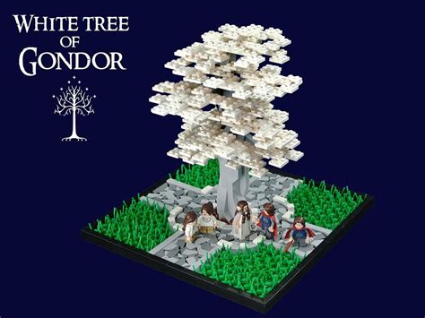 Disco86s Lego Tolkien Scenes White Tree Of Gondor Tree Of Gondor