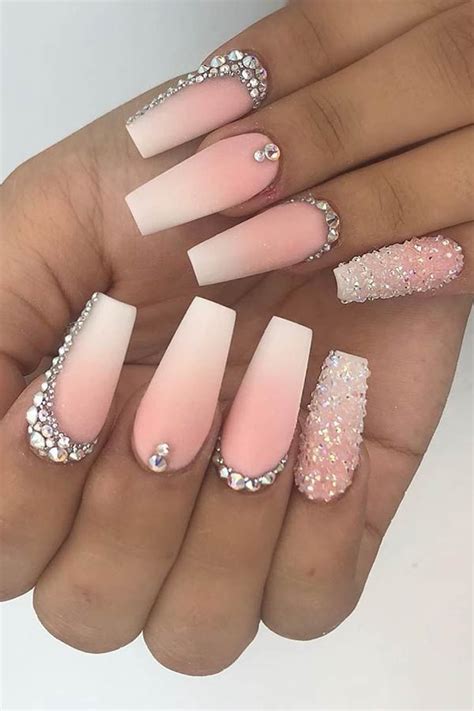 63 Nail Designs And Ideas For Coffin Acrylic Nails Stayglam Nails