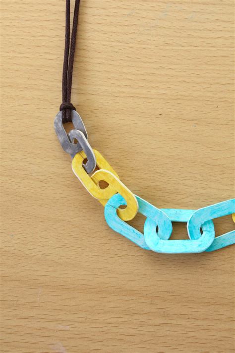 Shrink Plastic Necklace Chain Diy Tutorial