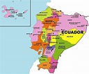 Mapa de Ecuador - datos interesantes e información sobre el país