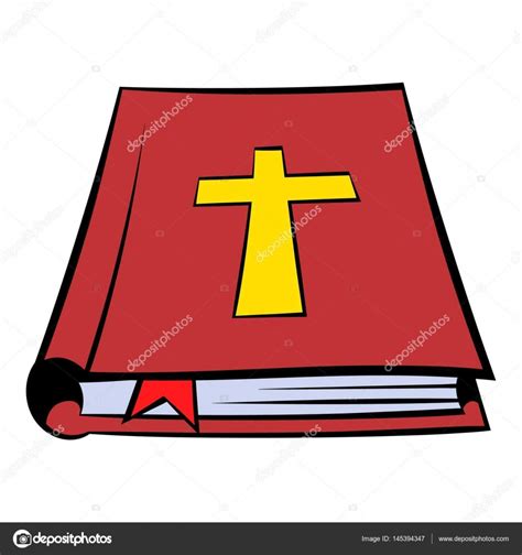 Icono Del Libro De La Biblia Icono De Dibujos Animados Vector De Stock