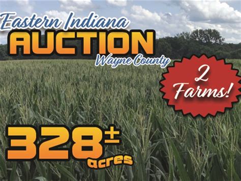 Farmland Auction In Indiana Farm Auction In Indiana 250285 Farmflip