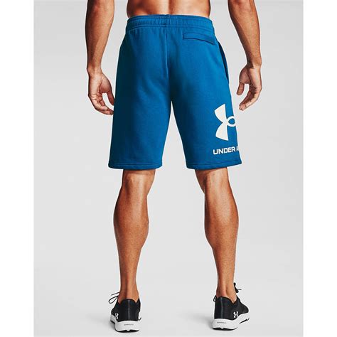 Under Armour Mens Rival Fleece Large Logo Shorts 10 In Academy