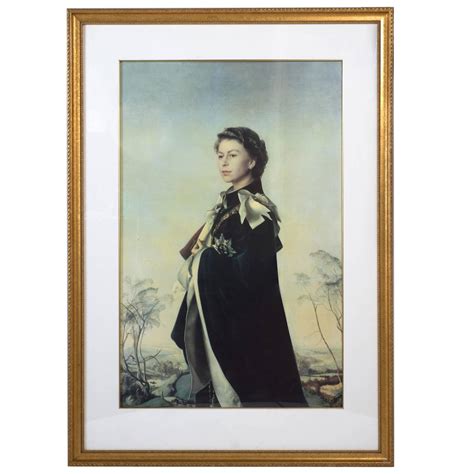 Britain's queen elizabeth ii has marked the start of the decade with a new formal photograph of her and the first three heirs to the throne: Print of HM Queen Elizabeth II by Pietro Annigoni, 1955 at ...