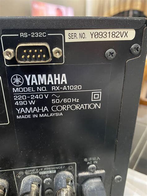 Yamaha RX A1020 Audio Soundbars Speakers Amplifiers On Carousell