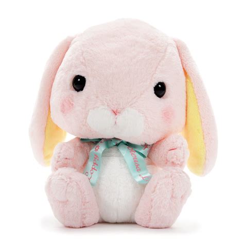 Plush Bunny Amuse Pote Usa Loppy Monohana Chan Pink 16 Inches