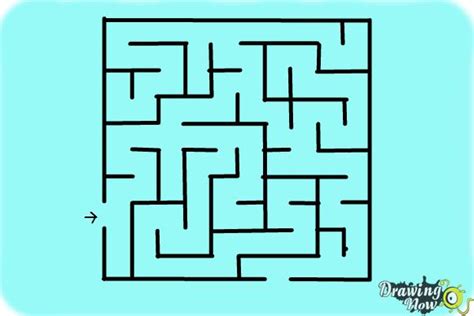 How To Draw A Labyrinth Drawingnow