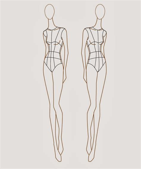 Fashion Body Free Templates Corpi Dei Figurini Moda Da Disegnare Fashion Sketch Template