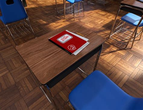 Classroom With Props For Ds Iray 3d Models For Daz Studio And Poser