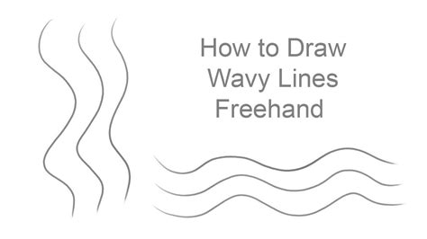 How To Draw Wavy Lines Freehand Practice Wavy Line Drawing For Mastery