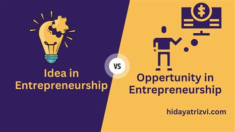 Idea Vs Opportunity In Entrepreneurship Understanding The Key Differences