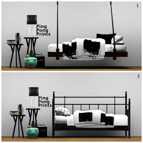 Lana Cc Finds Whitedotsims My Favourite Single Beds 1 Sims 4
