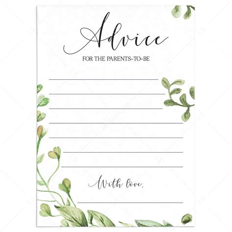 We did not find results for: Baby Shower Advice Card for New Parents printable Green | Instant download - LittleSizzle