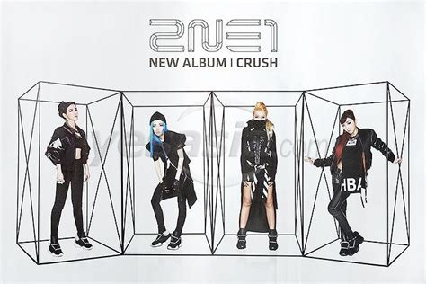 Yesasia 2ne1 New Album Crush Pink Version Poster In Tube Cd