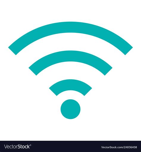 Waves Wifi Signal Area Royalty Free Vector Image