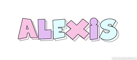 Alexis Logo Outil de conception de nom gratuit à partir de texte flambabeant