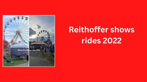 Reithoffer Shows Rides 2022 Youtube